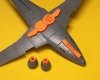 Omask 77256 Me 262 Wheel Bay Plugs (for Airfix) EVA foam masks for wheel bays 1/72